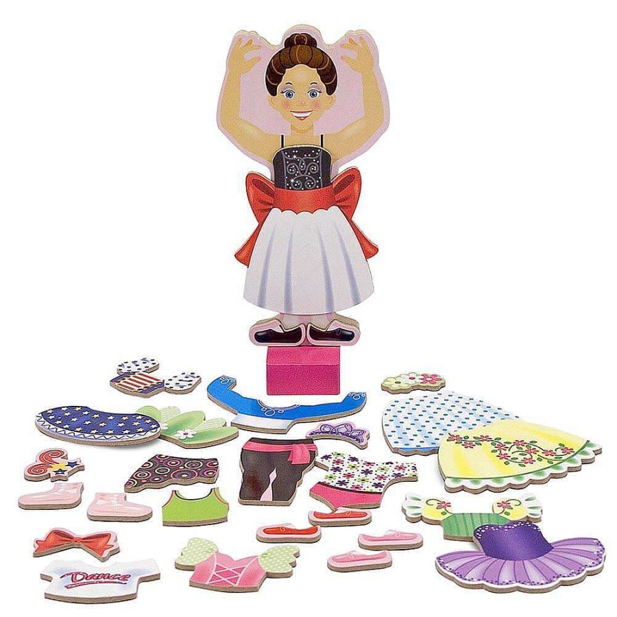 Playtime Melissa & Doug Kids Puzzles | Melissa & Doug Magnetic Pretend Play Nina Ballerina