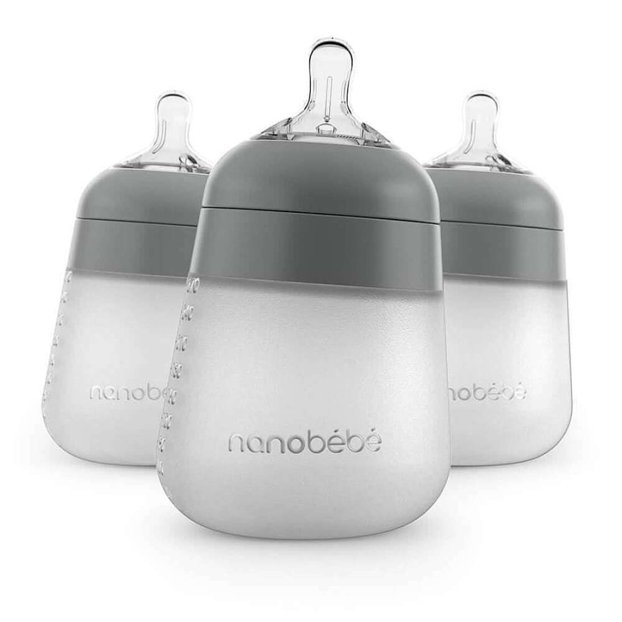 Feeding Nanobebe Bottles & Teats | Nanobebe Flexy Silicone Bottle 3 Pack