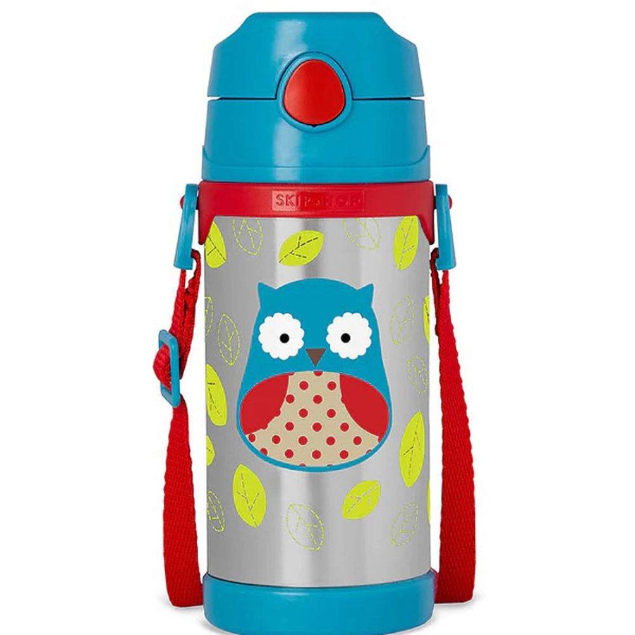 Feeding Skip Hop Bottles & Teats | Skip Hop Zoo Friends Insulated Stainless Steel Bottle