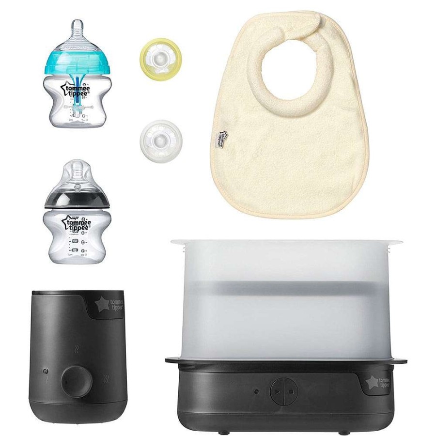 Feeding Tommee Tippee Sterilisers | Tommee Tippee Parent Starter Value Pack Black