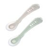 Feeding Beaba Utensils | Beaba 2Nd Stage Soft Silicone Spoon With Case