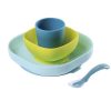 Feeding Beaba Utensils | Beaba Silicone Suction Meal Set