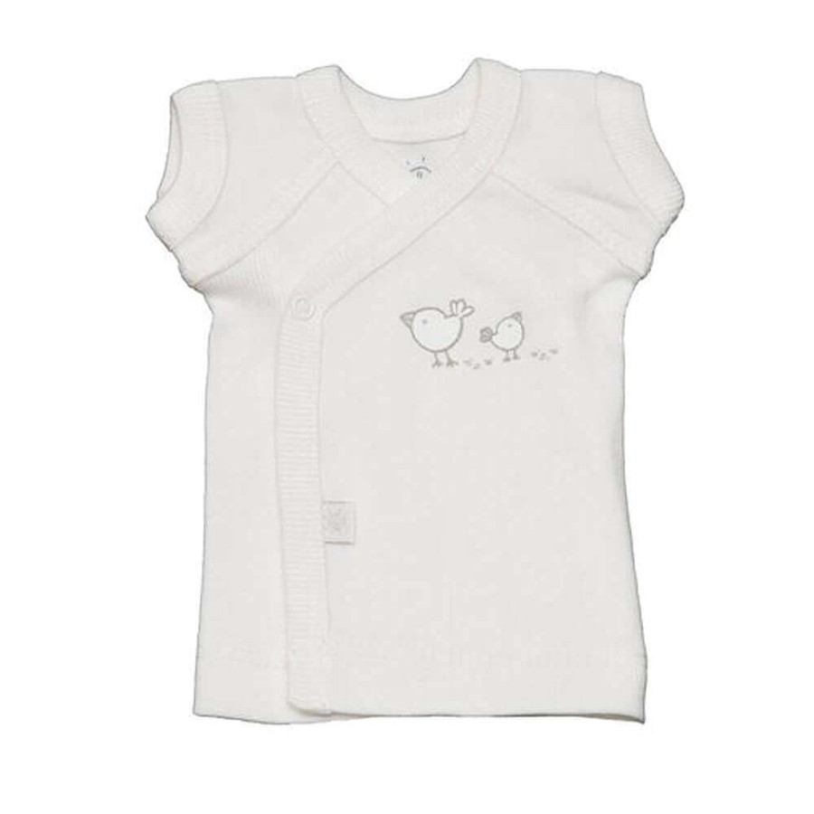 Babywear Earlybirds Baby T-Shirts & Tops | Earlybirds Organic Nicu T-Shirt Ivory