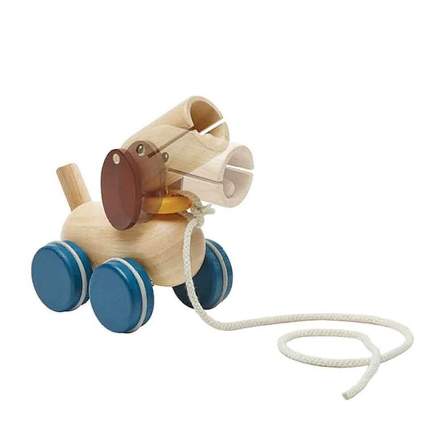 Playtime Plan Toys Wooden Toys | Plan Toys Push & Pull Puppy