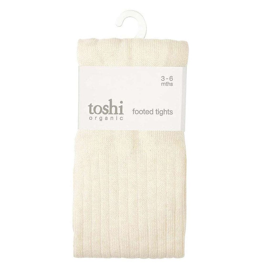 Babywear Toshi Baby Pants & Shorts | Toshi Organic Tights Footed Dreamtime Feather