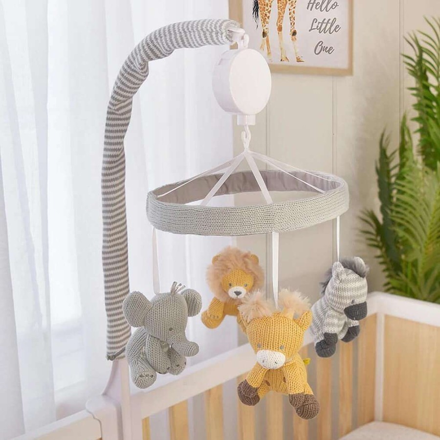 For Mum Living Textiles 3Rd Trimester | Living Textiles Savanna Babies Musical Mobile