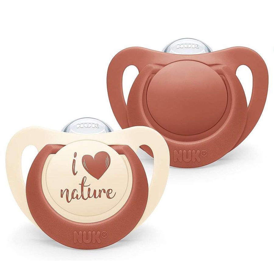 Feeding Nuk For Nature Soothers & Dummies | Nuk For Nature Silicone Soother 18-36Months 2Pk