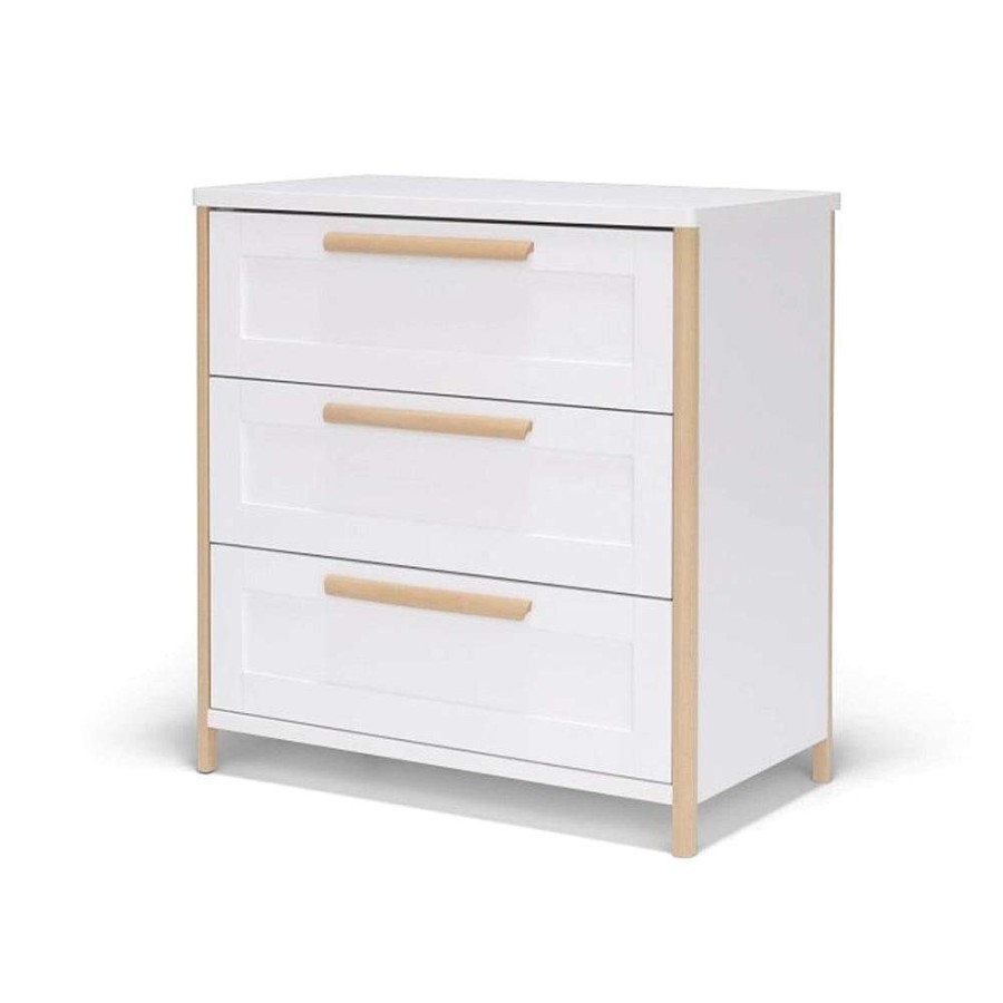 Nursery Tasman Eco Baby Dressers | Tasman Eco Genova 3 Drawer Chest