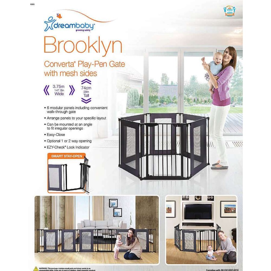 Playtime Dreambaby Playpens | Dreambaby F2031 Brooklyn Converta Play Pen