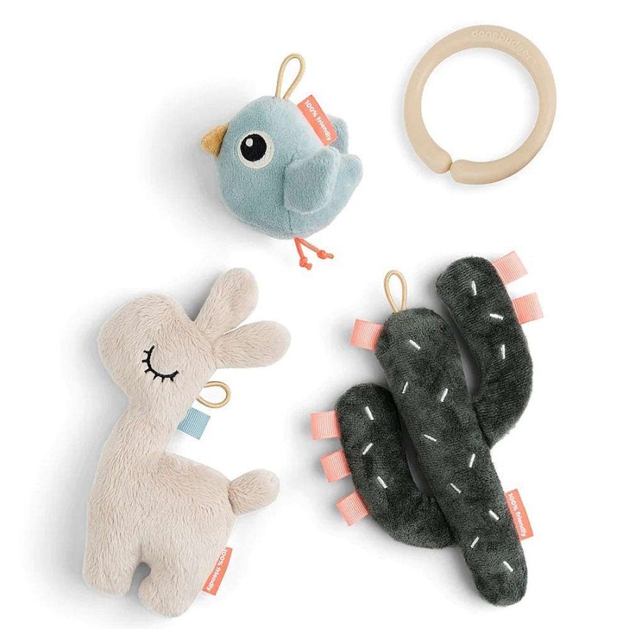 Playtime Done By Deer Baby Rattles | Done By Deer Tiny Sensory Toy Set Lalee Colour Mix