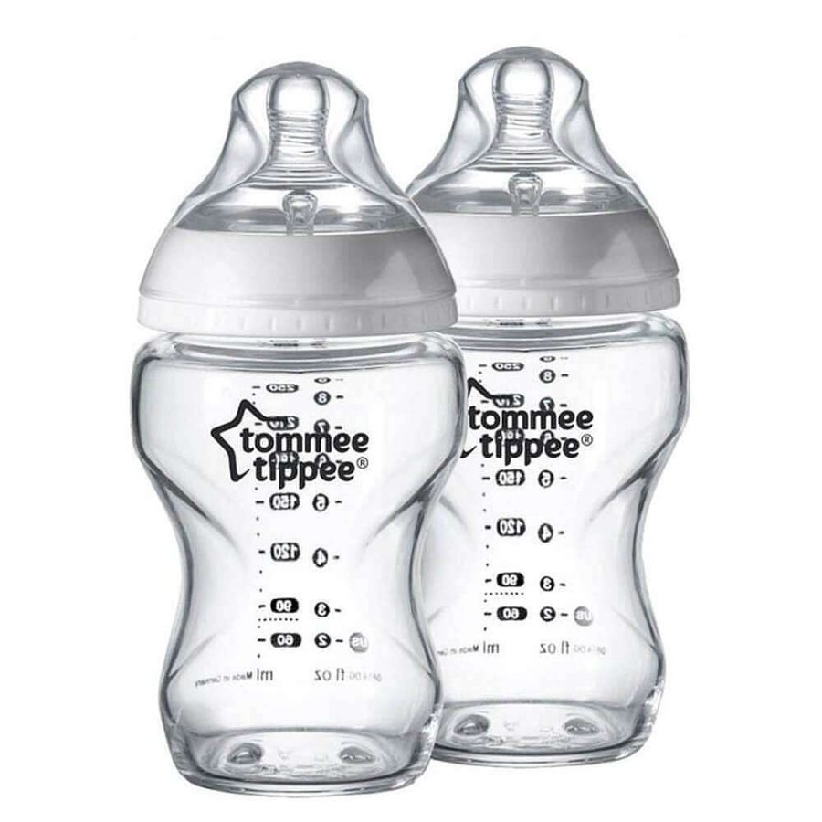 Feeding Tommee Tippee Bottles & Teats | Tommee Tippee Closer To Nature Glass Bottle 2Pk