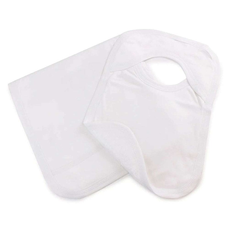 Feeding Bubba Blue Bibs | Bubba Blue Bamboo Bib & Burp Pad