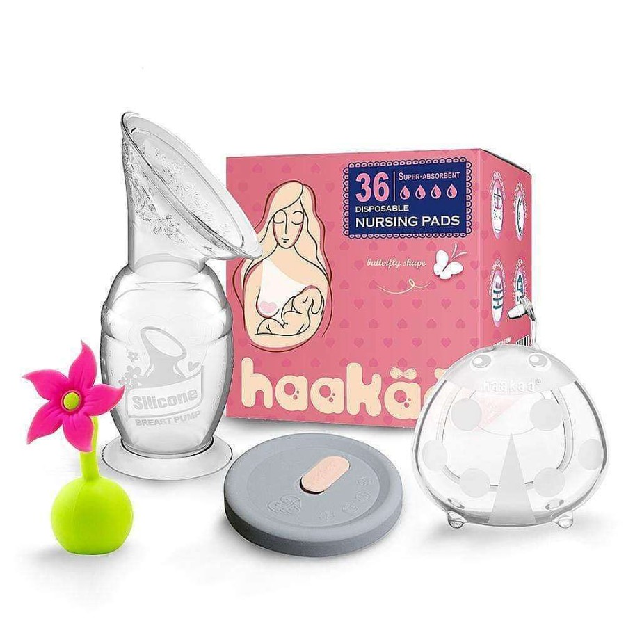 Feeding Haakaa Breast Pumps | Haakaa New Mums Breastfeeding Essentials Pack