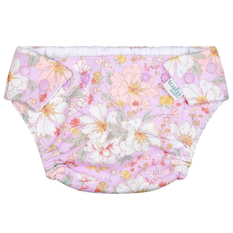 Babywear Toshi Swimwear | Toshi Swim Baby Nappy Classic Dahlia