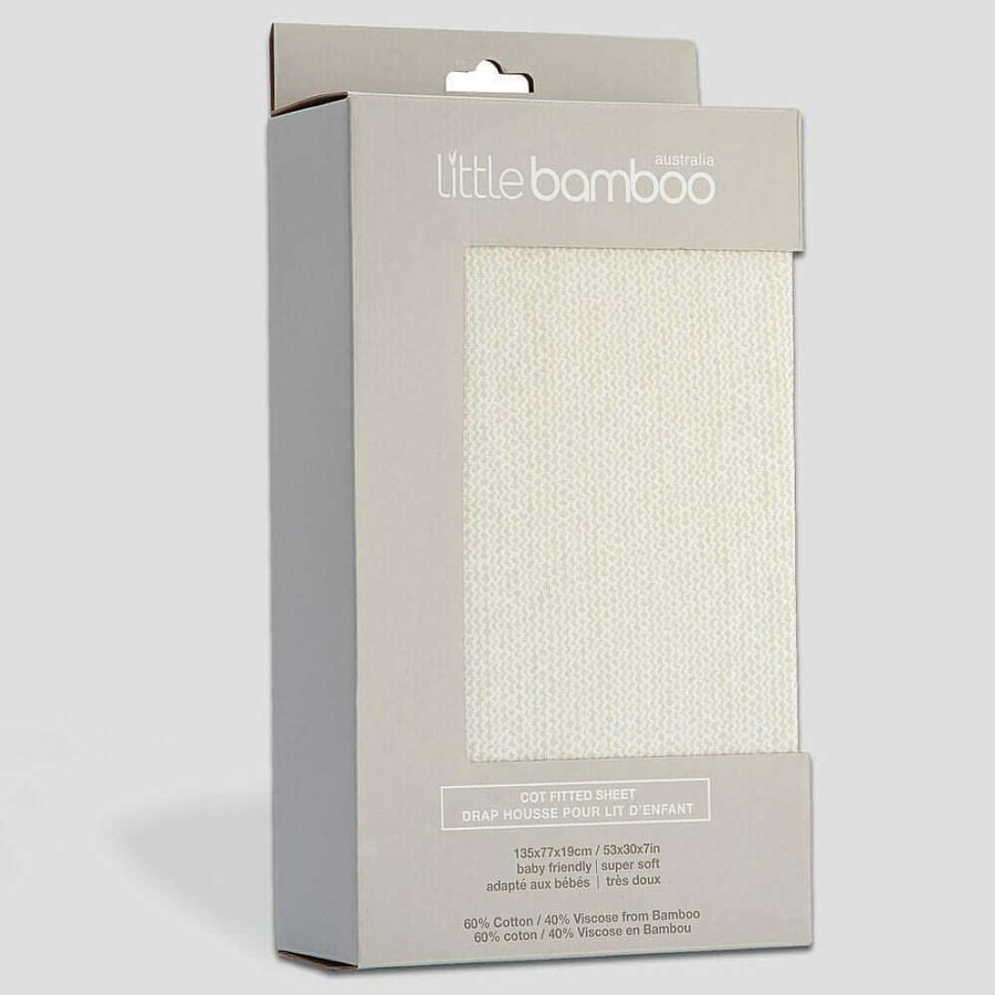 For Mum Little Bamboo 3Rd Trimester | Little Bamboo Jersey Cot Fitted Sheet