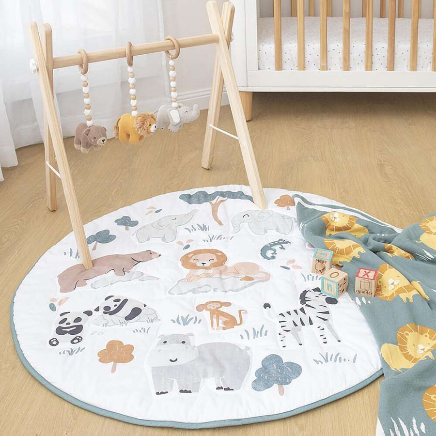 Playtime Lolli Living Playmats | Lolli Living Day At The Zoo Play Mat