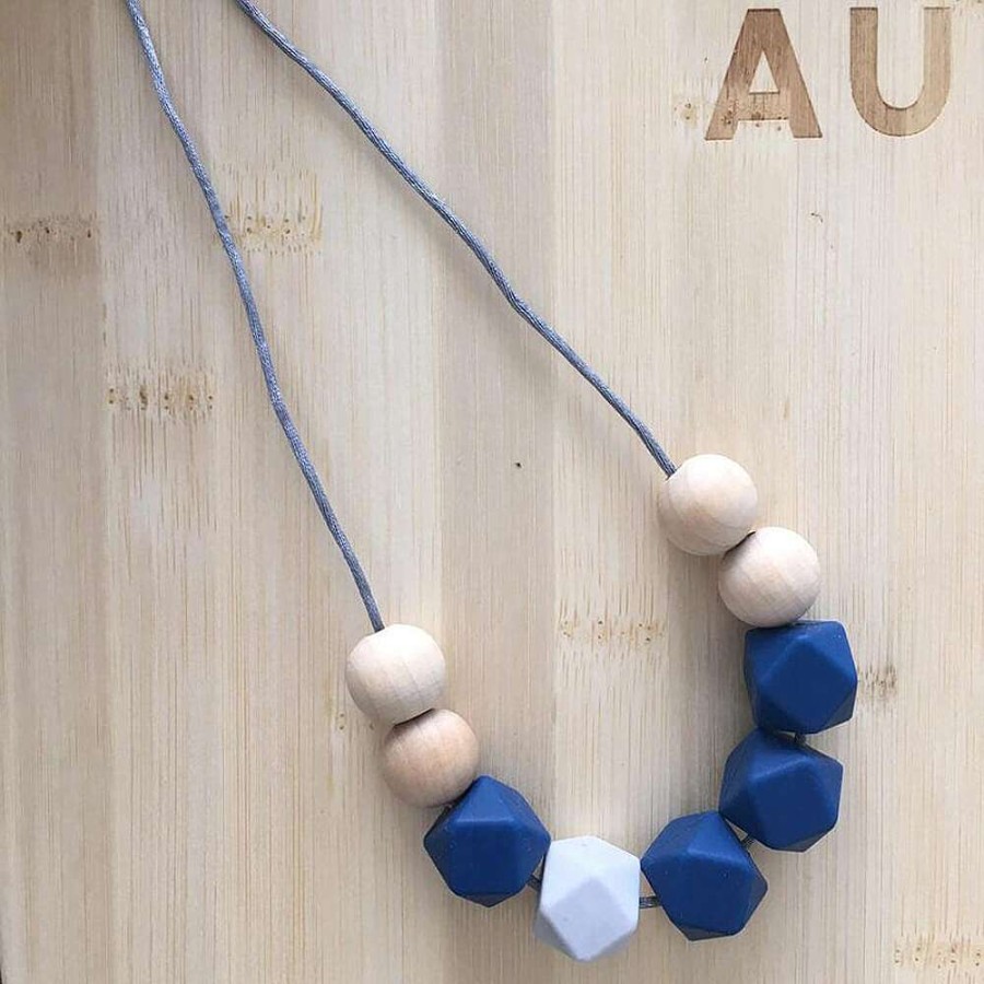 For Mum One Chew Three Teething Necklaces | One Chew Three Stella Silicone Necklace