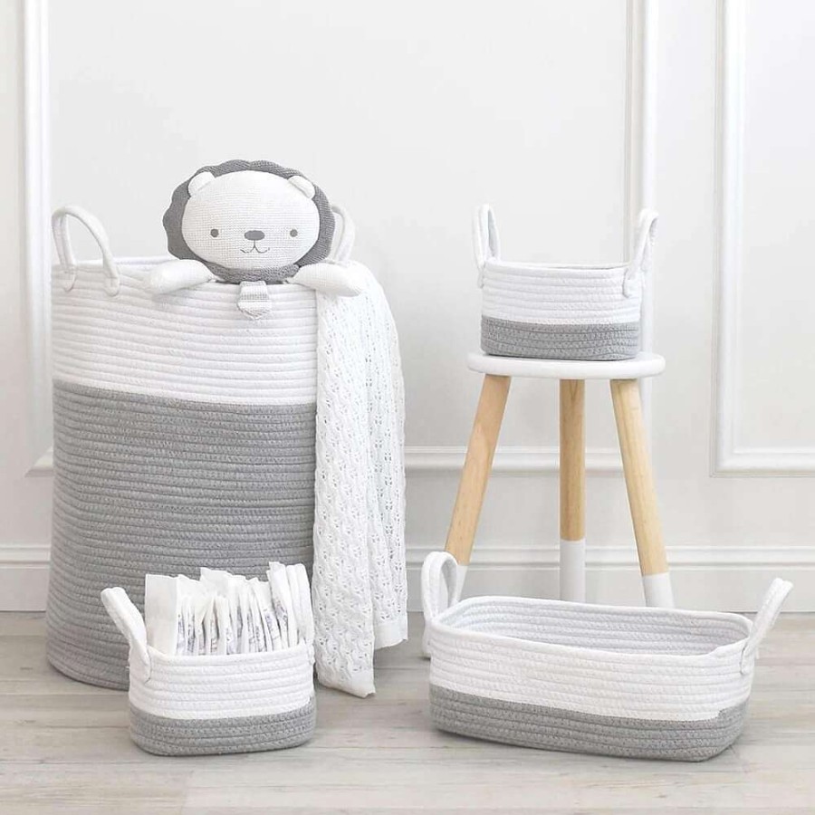 For Mum Living Textiles 3Rd Trimester | Living Textiles Cotton Rope Nursery Storage Set