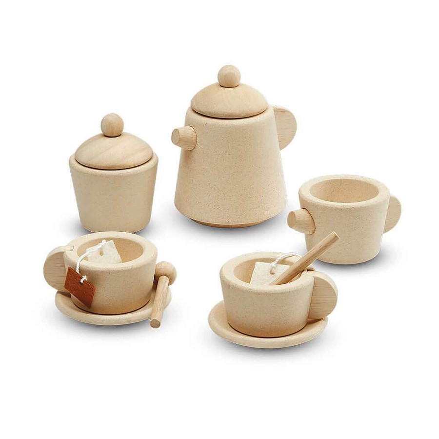 Playtime Plan Toys Wooden Toys | Plan Toys Tea Set