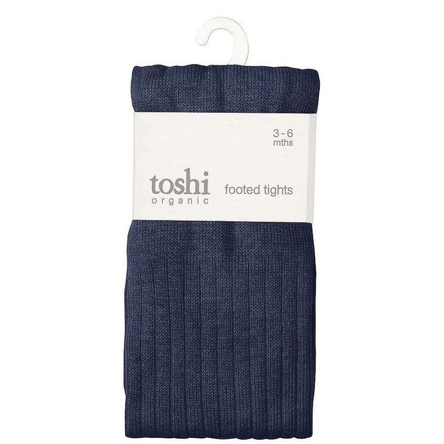 Babywear Toshi Baby Pants & Shorts | Toshi Organic Tights Footed Dreamtime Ink