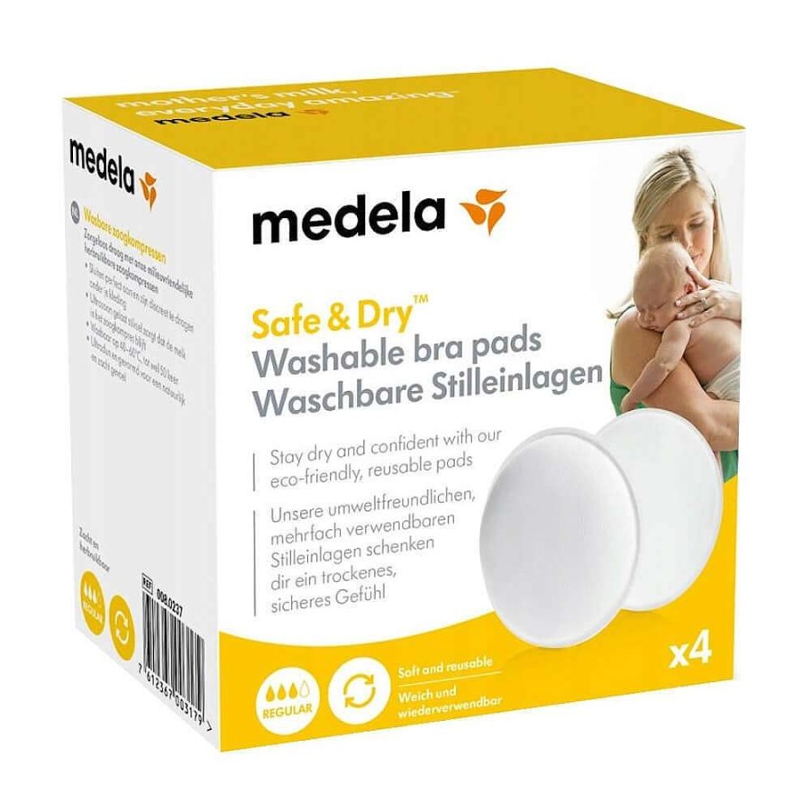 For Mum Medela Preparing For Hospital | Medela Washable Bra Pad 4Pk