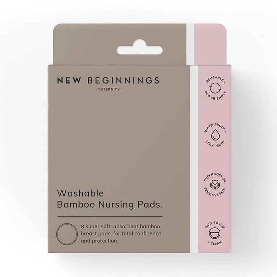 For Mum New Beginnings Breast Care | New Beginnings Washable Breast Pads 8Pk