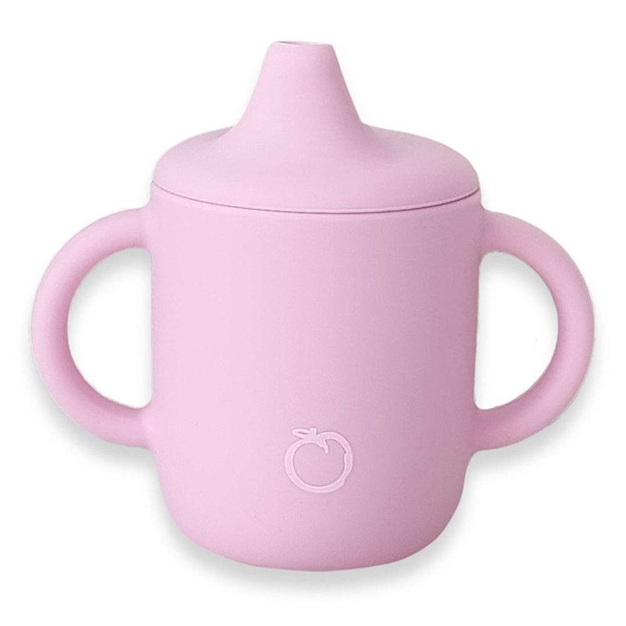 Feeding Plum Cups | Plum Silicone Sippy Cup Powder Pink