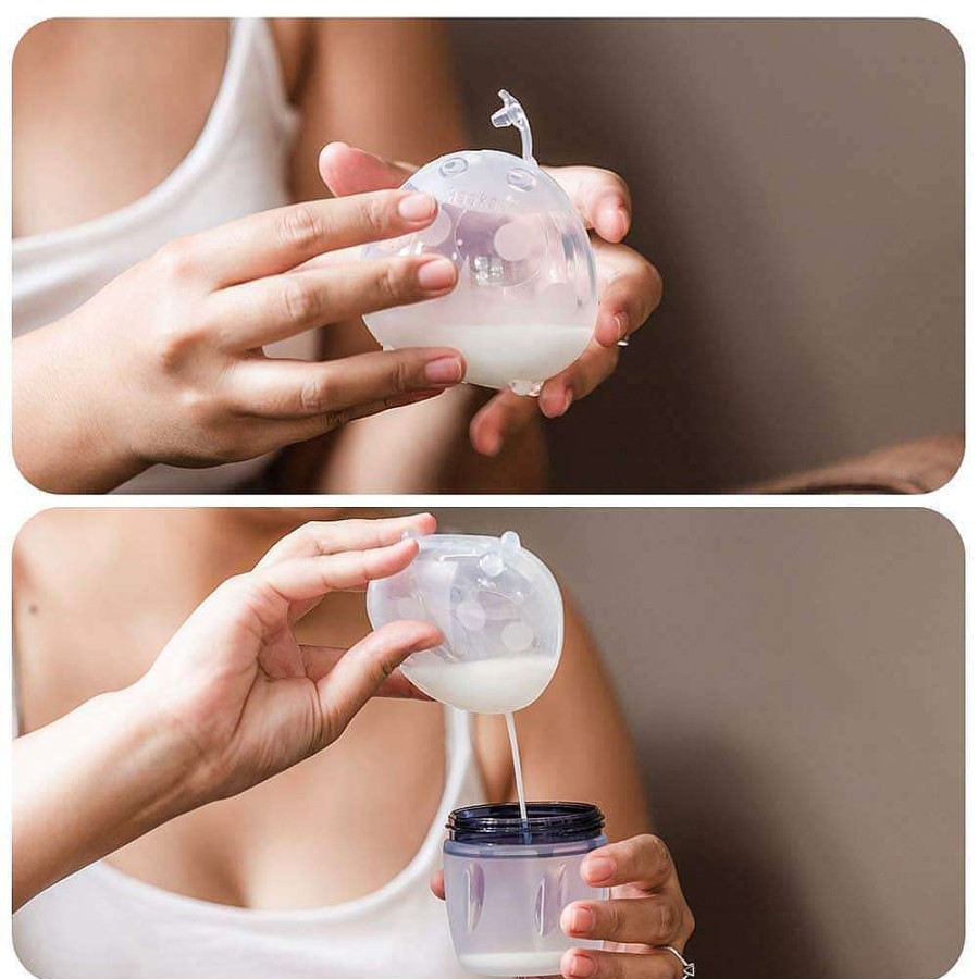 Feeding Haakaa Breast Pump Accessories | Haakaa Silicone Milk Collector 75Ml 2Pk