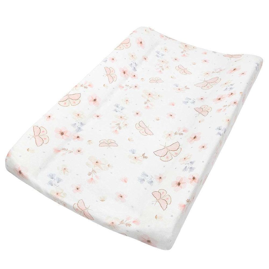 Nursery Living Textiles Change Mats | Living Textiles Butterfly Garden Change Pad Cover & Liner Set