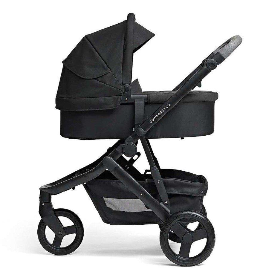 Prams Edwards & Co Compact Strollers | Edwards & Co Oscar M2 Pram + Bassinet