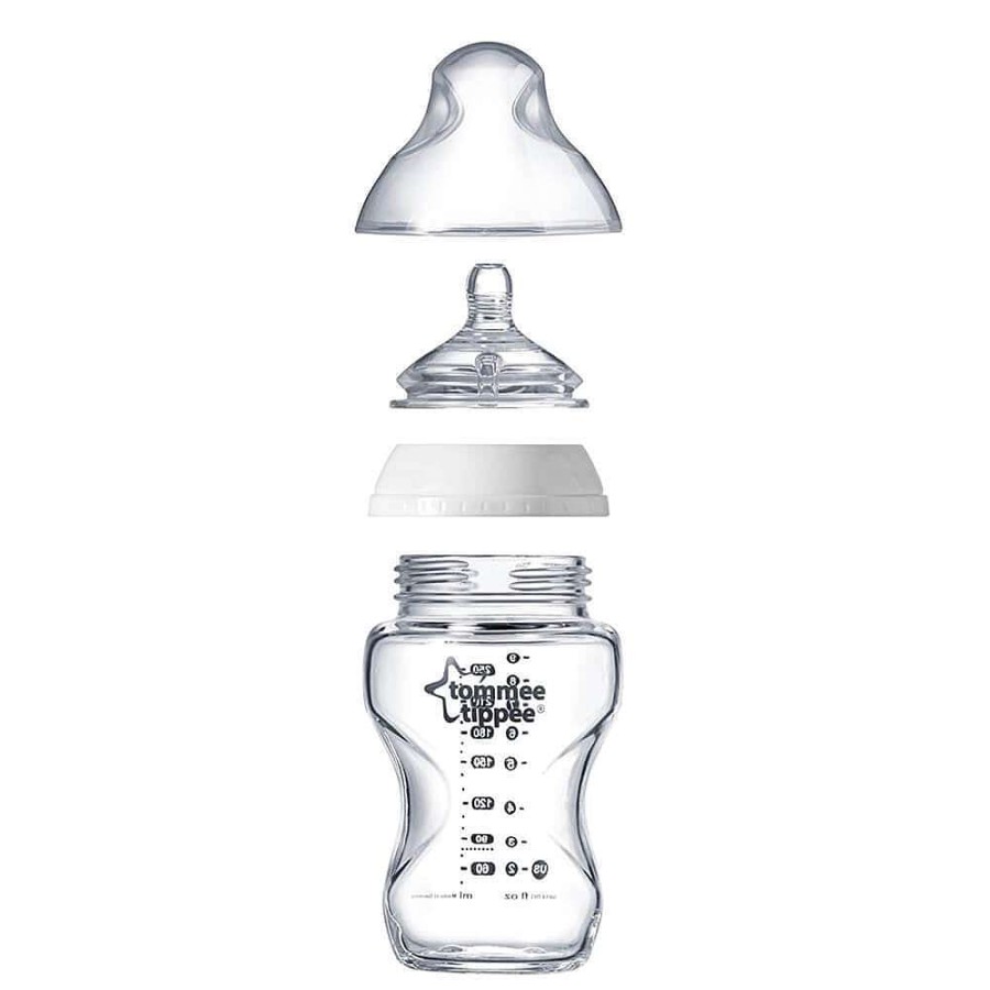 Feeding Tommee Tippee Bottles & Teats | Tommee Tippee Closer To Nature Glass Bottle