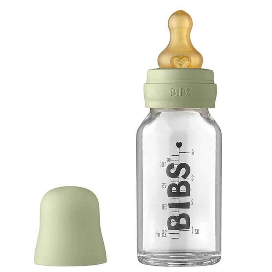 Feeding Bibs Dummies Bottles & Teats | Bibs Glass Baby Bottle 110Ml