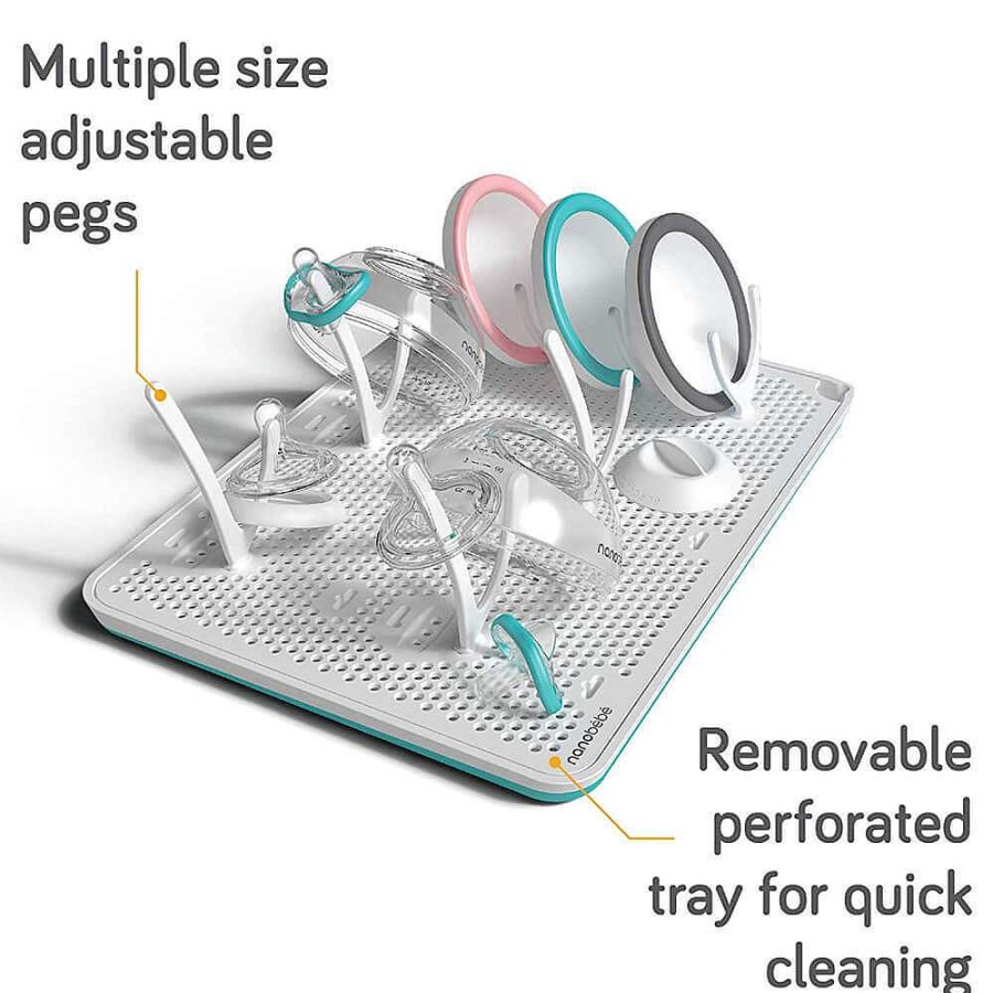 Feeding Nanobebe Cleaning & Accessories | Nanobebe Compact Drying Rack