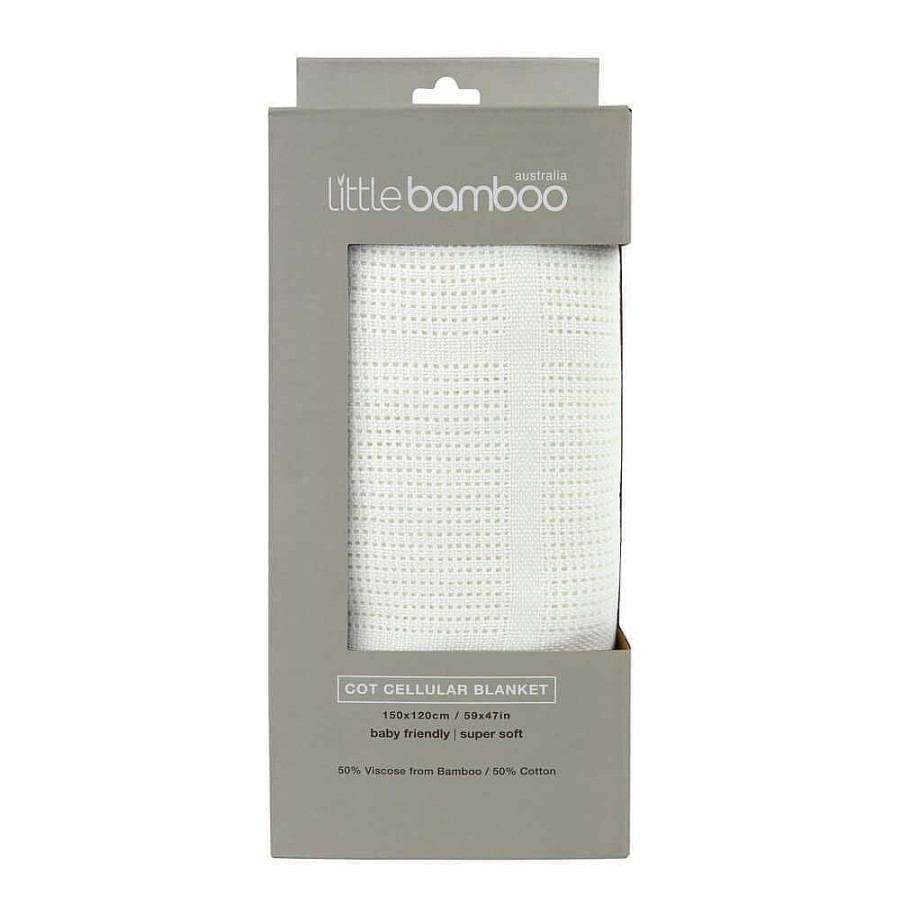 For Mum Little Bamboo 3Rd Trimester | Little Bamboo Cot Cellular Blanket