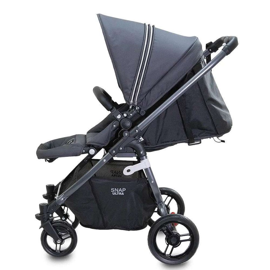 Prams Valco Baby Single Prams | Valco Baby Snap Ultra Elite Signature Grey