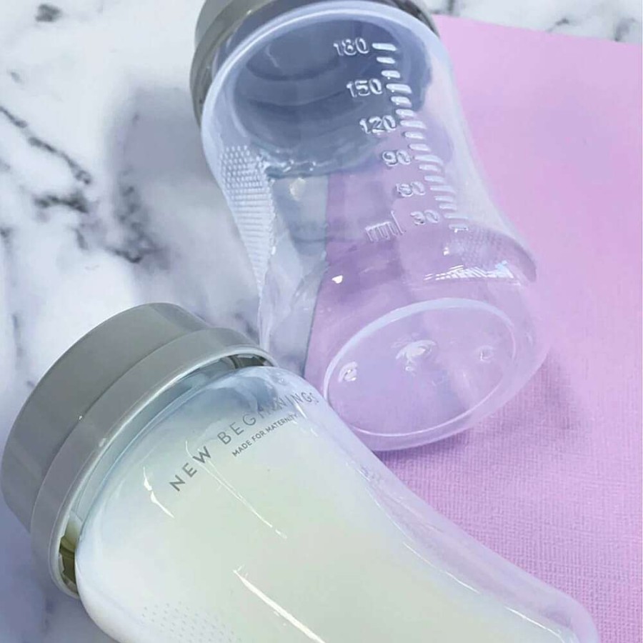 Feeding New Beginnings Storage Containers | New Beginnings Breast Milk Storage Bottle 180Ml 6Pk