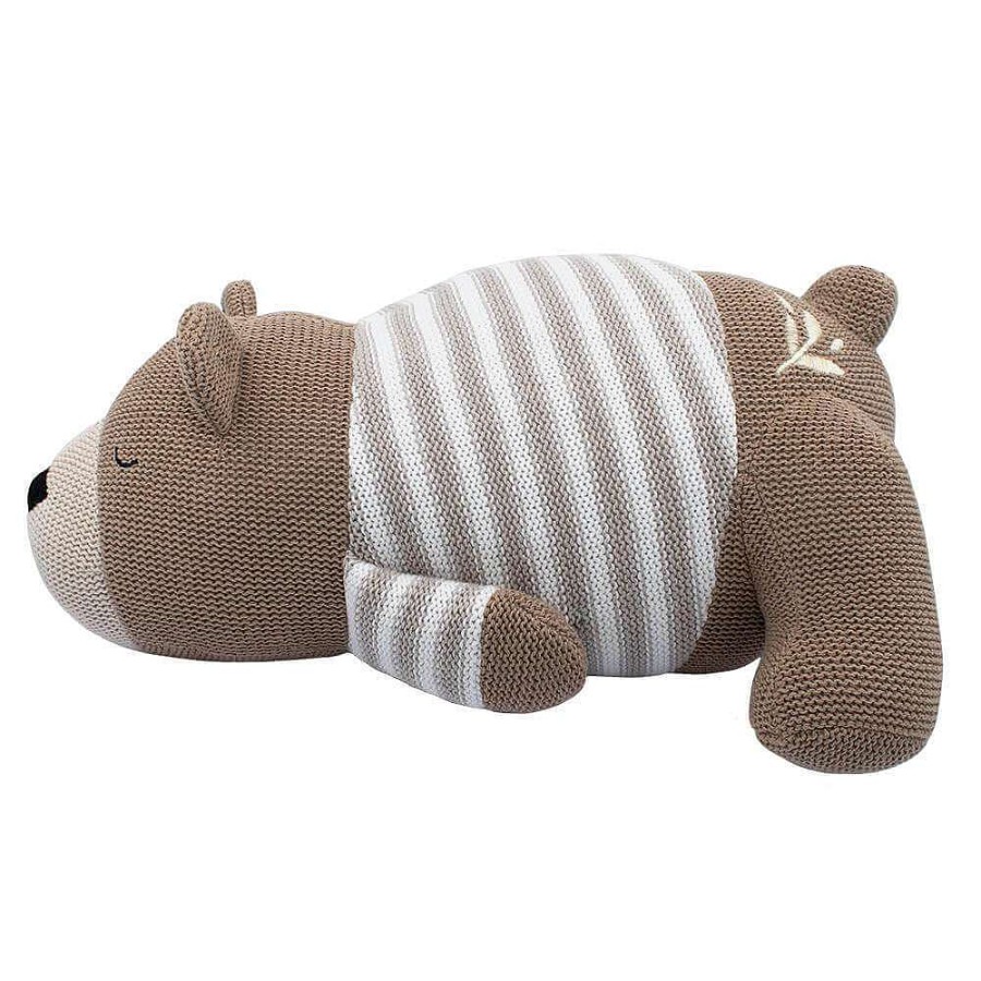 For Mum Lolli Living 3Rd Trimester | Lolli Living Bosco Bear Character Knit Cushion