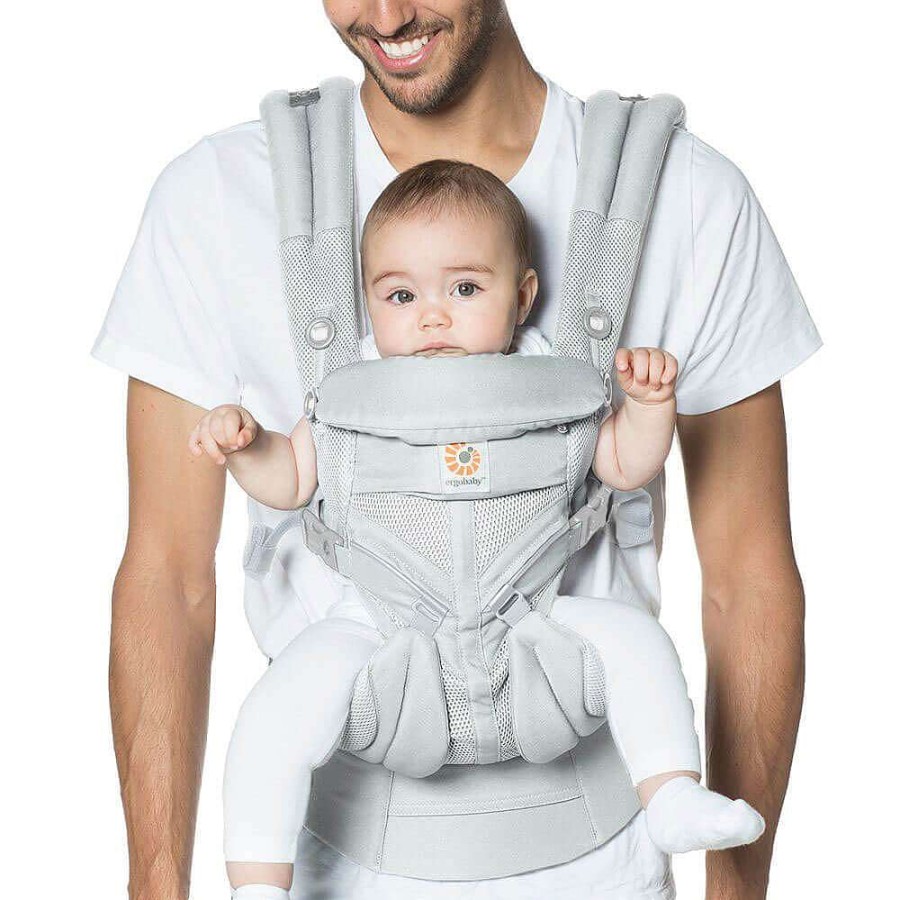 Travel ErgoBaby Walking With Baby | Ergobaby Omni 360 Carrier Cool Air Mesh