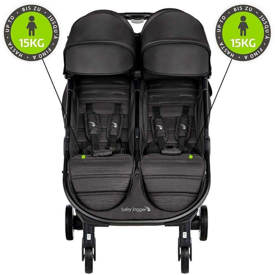 For Mum Baby Jogger 3Rd Trimester | Baby Jogger City Tour 2 Double Stroller Pitch Black