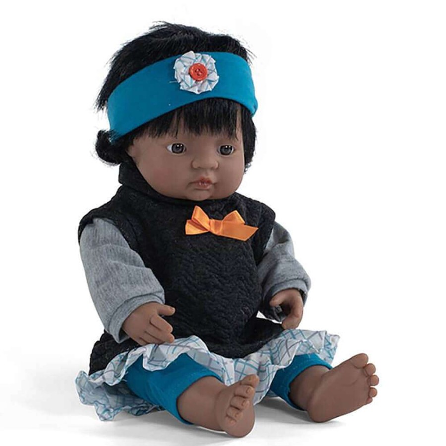 Playtime Miniland Plush Toys | Miniland Hispanic Baby Doll 38Cm