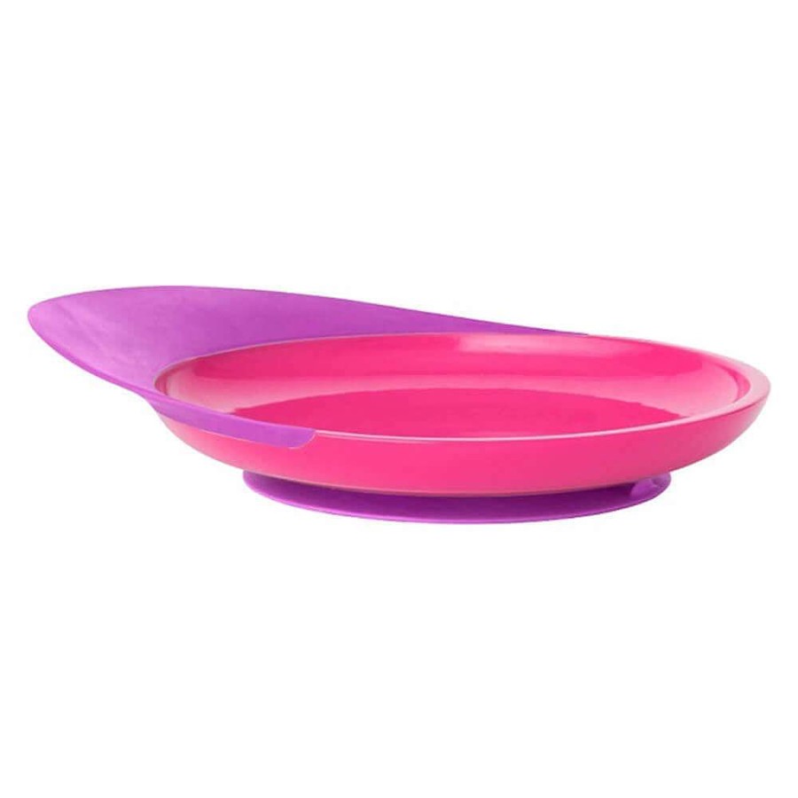 Feeding Boon Plates & Bowls | Boon Catch Plate Grape/Magenta