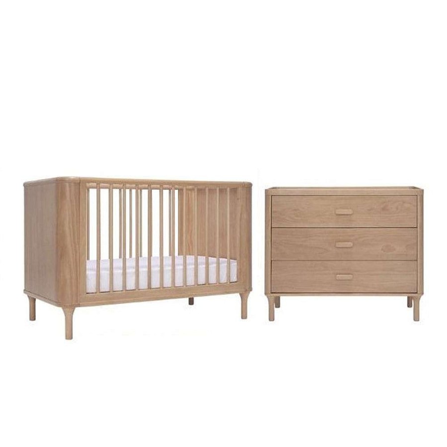 Nursery Tasman Eco Baby Dressers | Tasman Willow Cot + Mattress + Dresser