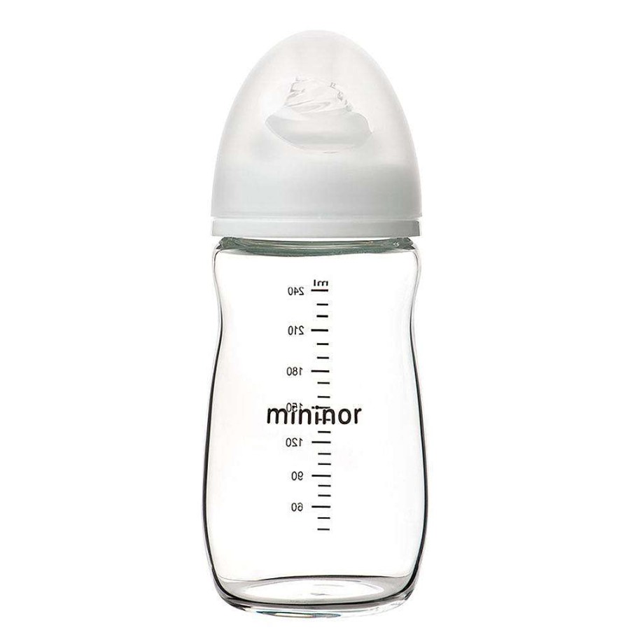 For Mum Mininor Newborn Essentials | Mininor Glass Feeding Bottle