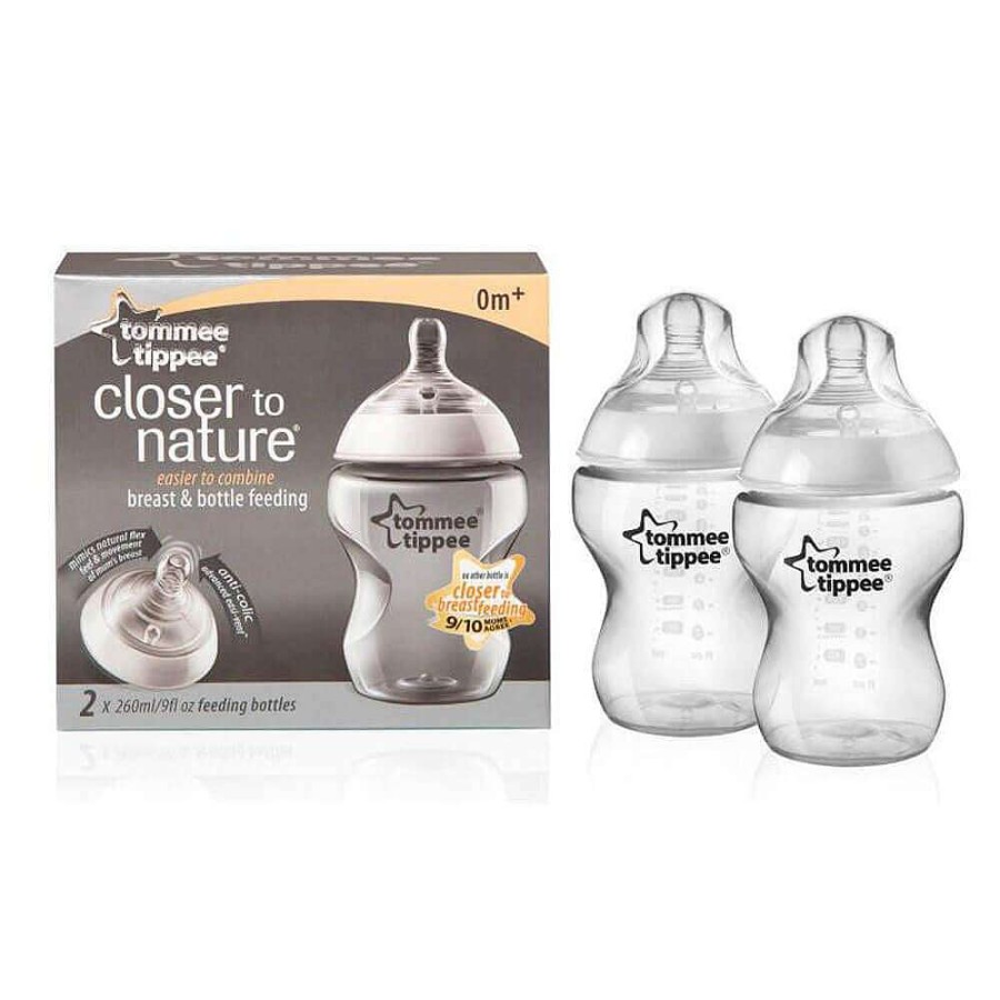 Feeding Tommee Tippee Bottles & Teats | Tommee Tippee Closer To Nature Pp Bottle 2Pk