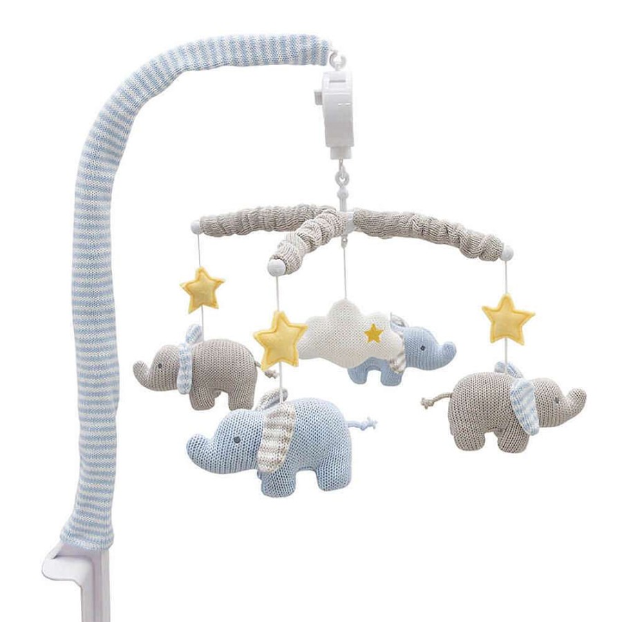 For Mum Living Textiles 3Rd Trimester | Living Textiles Mason Elephant Musical Mobile