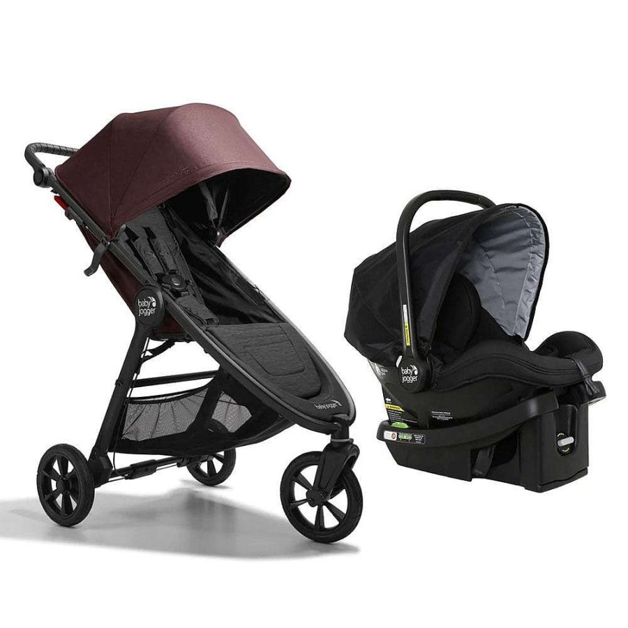 Prams Baby Jogger 3 Wheel Prams | Baby Jogger City Mini Gt2 Pram + Capsule Bundle