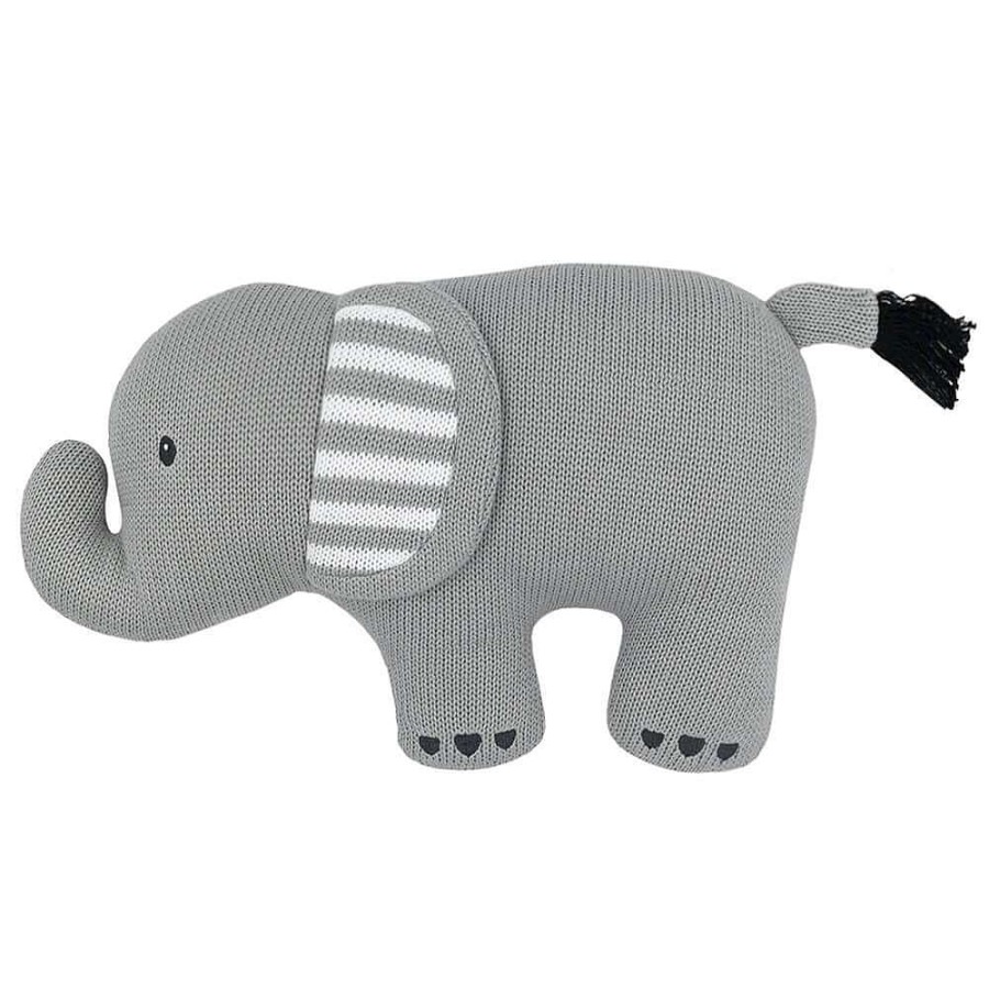 Playtime Lolli Living Plush Toys | Lolli Living Day At The Zoo Character Knit Cushion