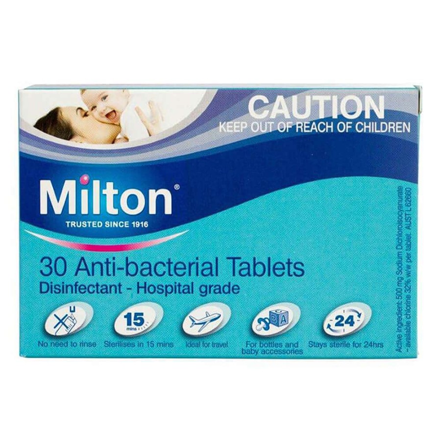 Feeding Milton Cleaning & Accessories | Milton Antibacterial Tablets 30Pk